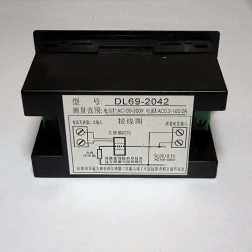 CA 300V/450V 100A doble Digital LED amperios voltímetro voltaje corriente + CT 110V 120V 220V