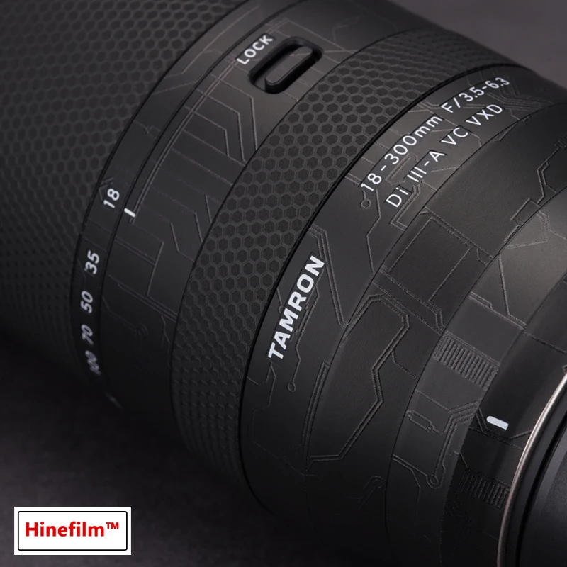 Виниловая наклейка на объектив 18-300 дюйма для Tamron 18-300 мм F/3,5-6,3 Di F3.5-6.3 VC VXD для объектива Fujifilm