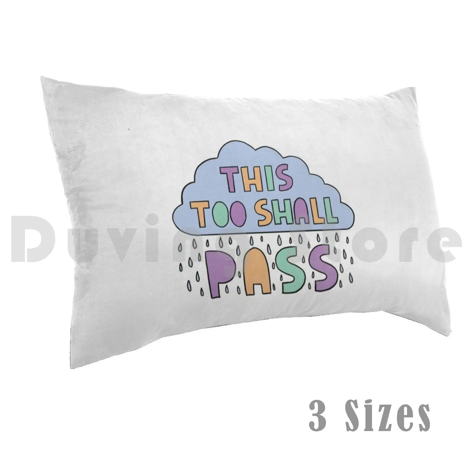 This Too Shall Pass Pillow Case DIY 50*70 Mental Health Matters Mental Health Health Awareness Illness