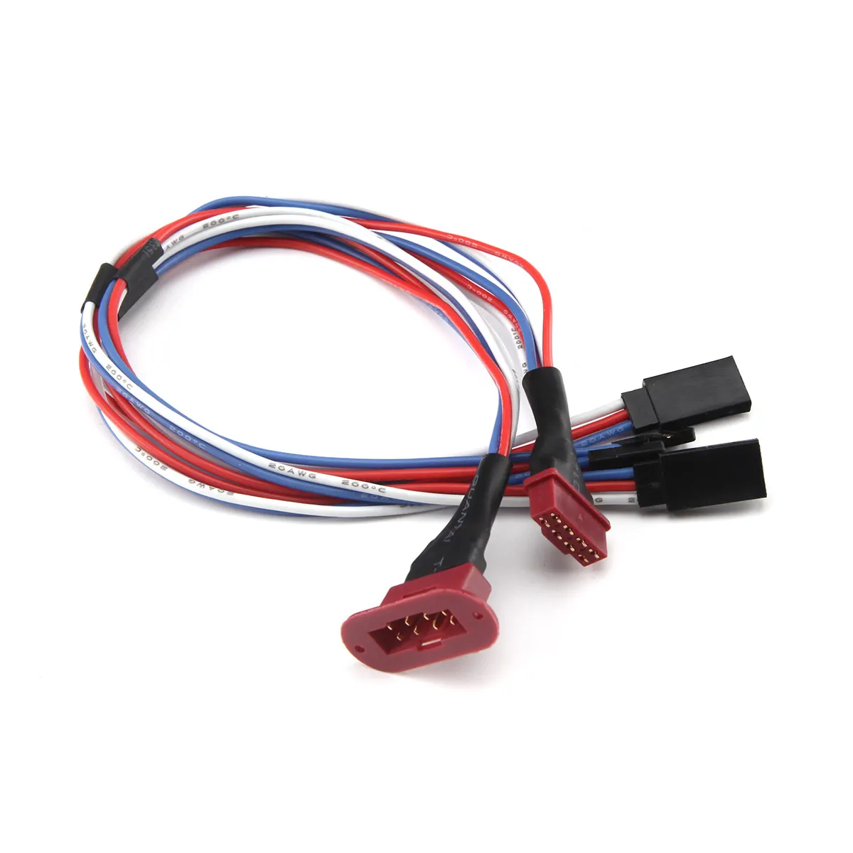 MPX 8 Pin 100 AWG Multi-Wire Servo Extension Plug 2 Wire 3 Wire Male Female Plug For RC Airplane