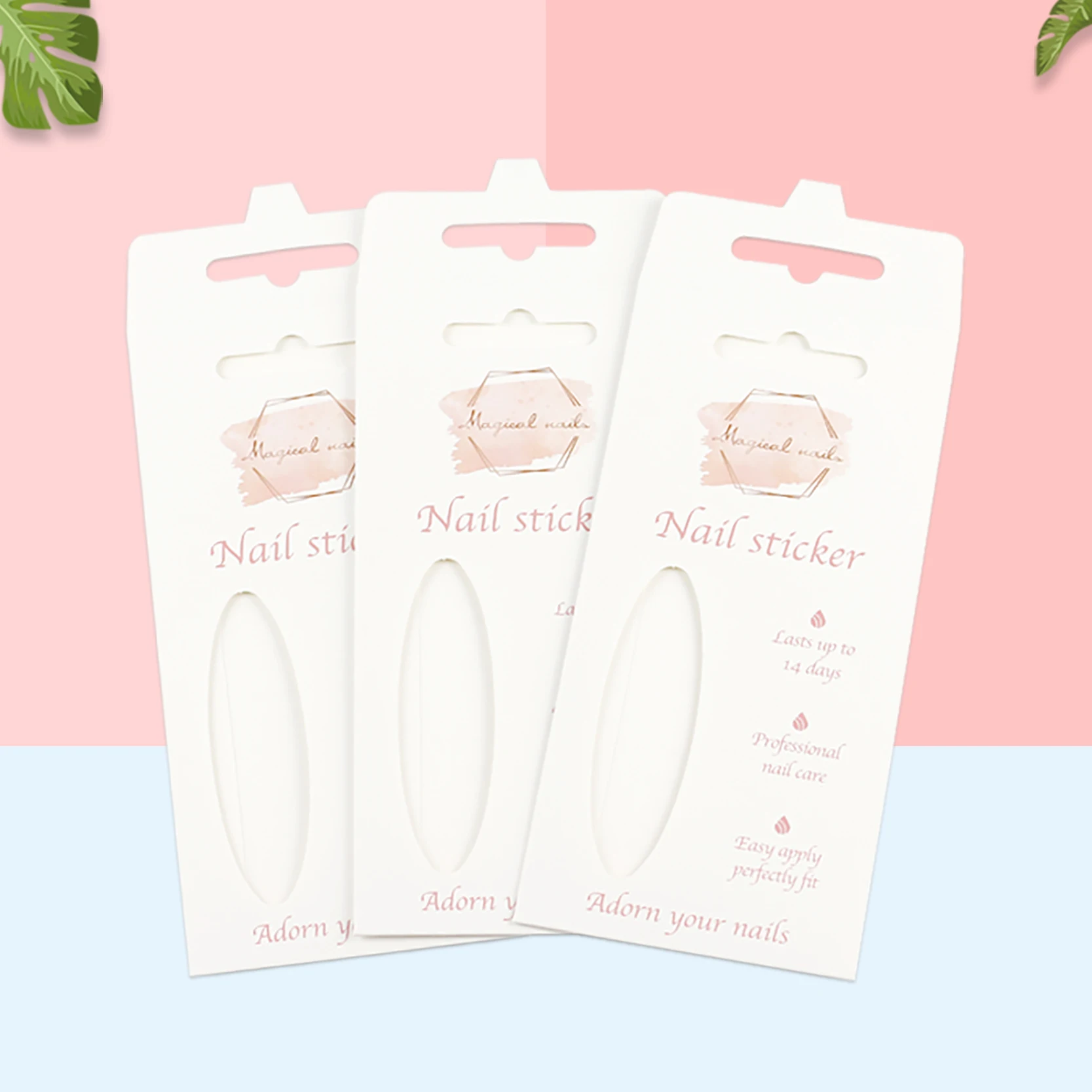 Drop Ship Facotry Price Nail Sticker Packge Nail File Accept Cusomize