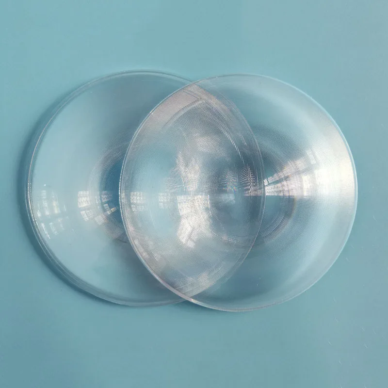 Lente de Fresnel LED de 40mm de diámetro para proyector Diy, lente de Fresnel Pmma de plástico para proyector DIY FL 27,5/35/40/43/45/50/55/60/70/80mm