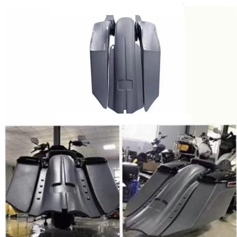 Motorcycle refit Accessories Rear cover with seat rod/side pocket Rear fender for Harley Touring Road King Glide 2014-2020