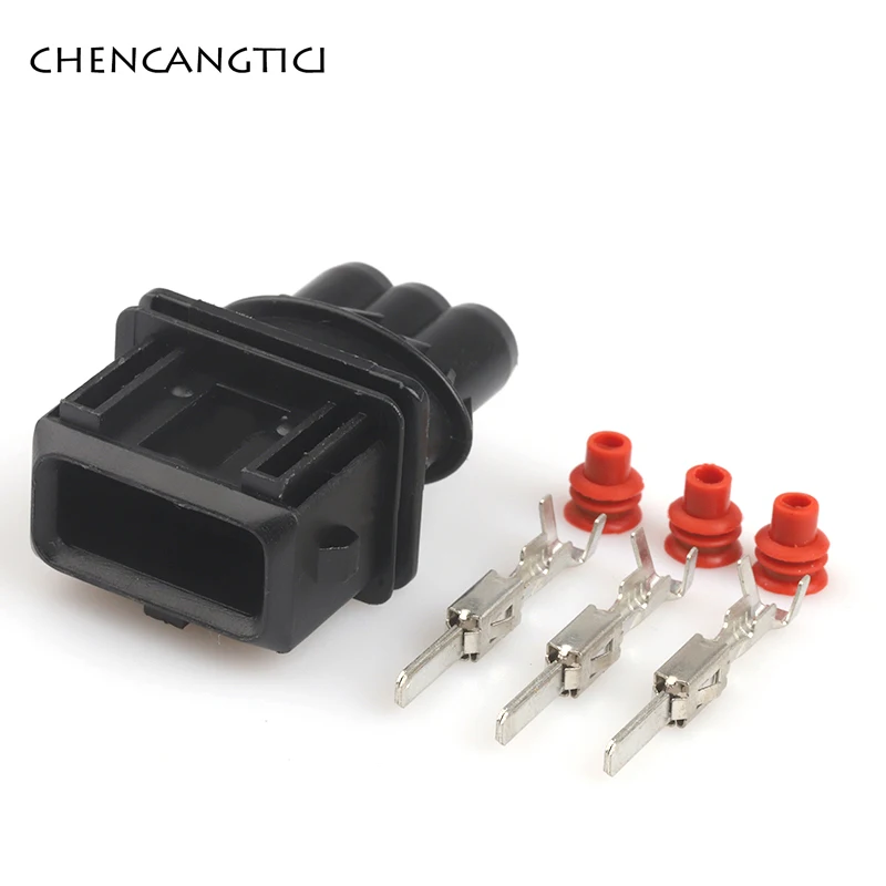 Conector fêmea e macho do fio do temporizador do poder do carro, plugue do sensor do restritor, 3 Pin, Amp Tyco, 282191-1, 282729-1, 1-962581-1,