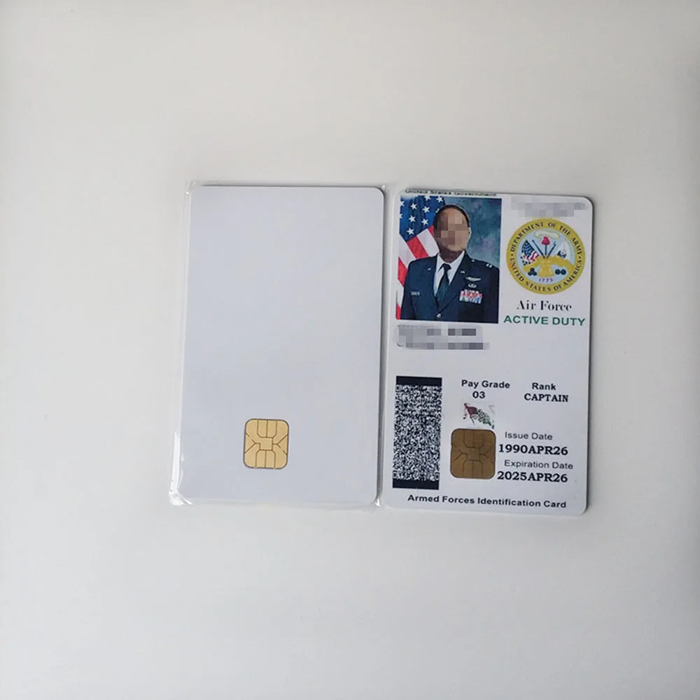 100pcs Wholesale Plastic SLE4428 Smart PVC RFID Blank Card for Access Control