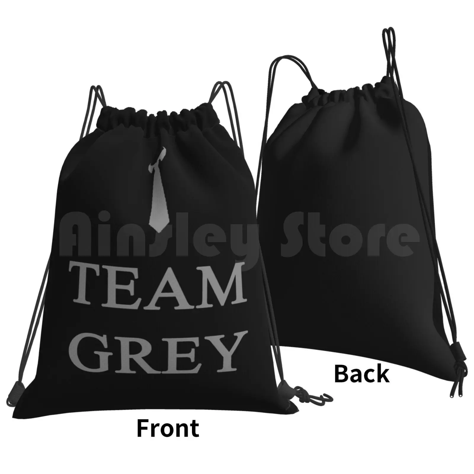 Team Grey Grey Backpack Drawstring Bags Gym Bag Waterproof 50 Shades Fifty Shades Fifty Shades Of Grey 50 Shades Of Grey