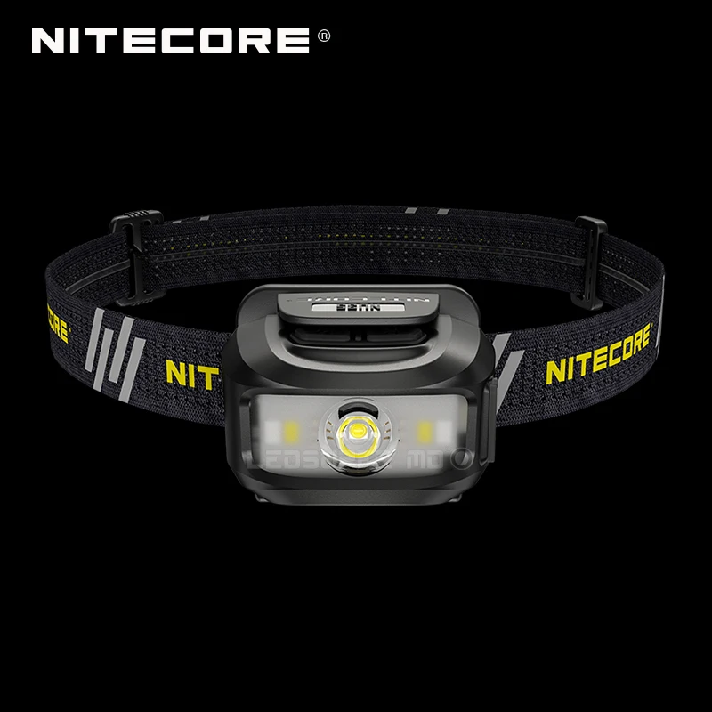 Triple Light Sources NITECORE NU35 Rechargeable Dual Power Hybrid Working Headlamp Compatible with Replaceable AAA Batteries