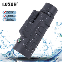 LUXUN Powerful High Magnification Telescope 35X50 Professional HD Portable Monoculars for Hunting Mountaineering Camping Trips