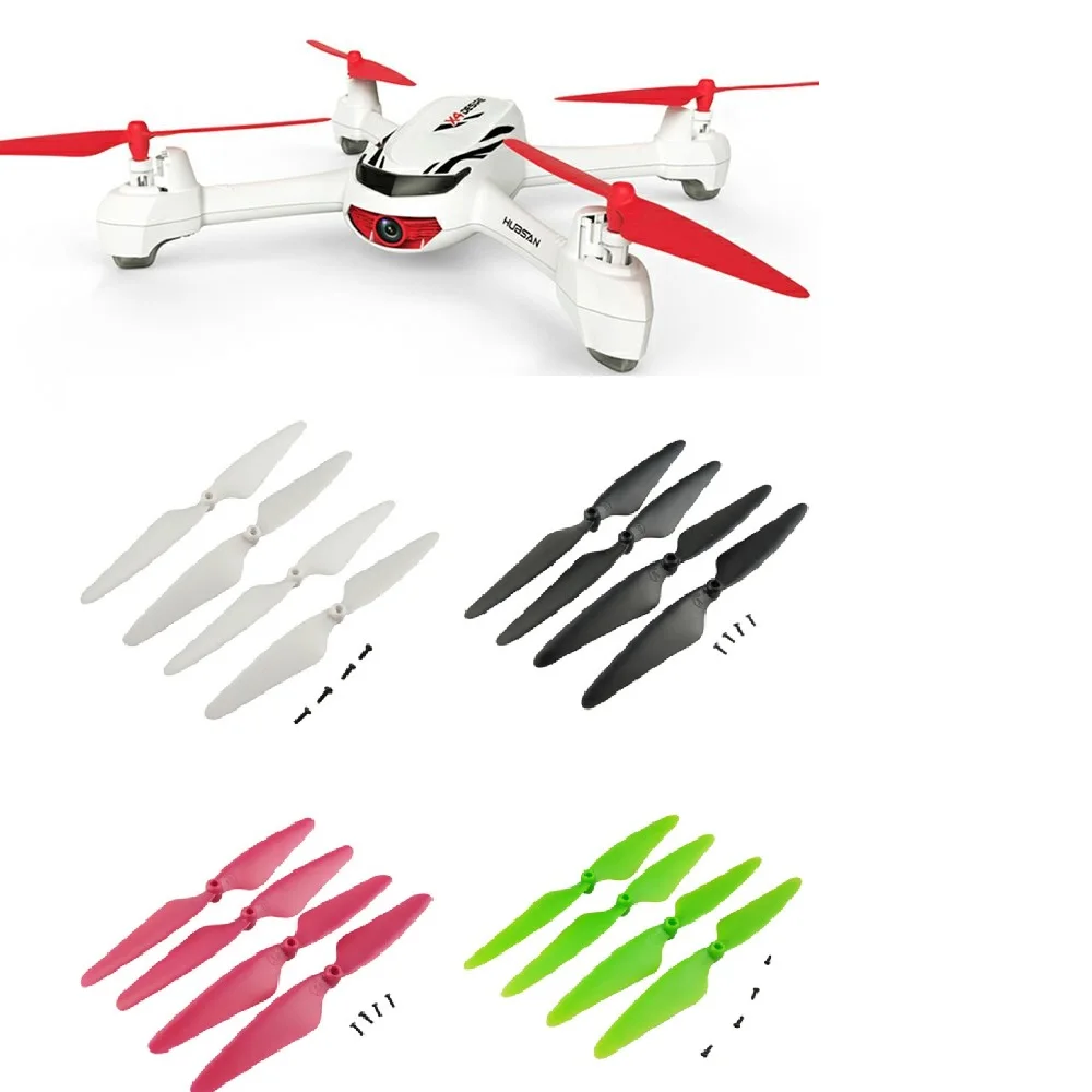 Hubsan H502S X4 Propellers Paddle CW CCW RC Drone Blades Airscrew 4Pcs For H502E Prop Quadcopter Spare Parts Red Green White