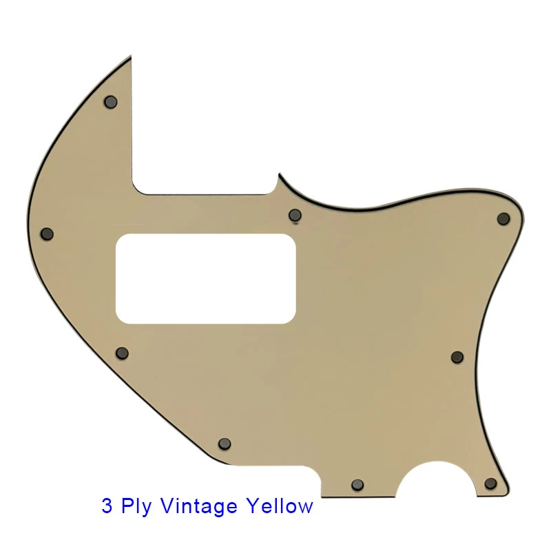 Fei Man Custom Guitar Parts For US Tele TV Jones Merle Haggard Thinline Guitar Pickguard Scratch Plate Replacement Flame Pattern