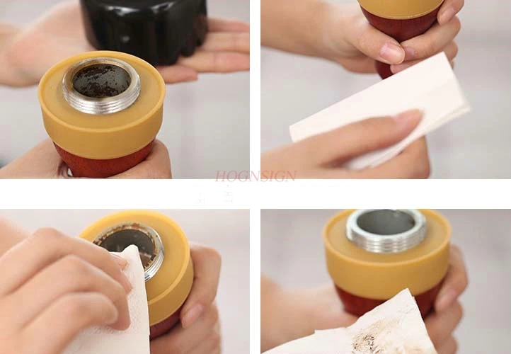 Meteorite moxibustion cans wooden moxibustion box warm moxibustion instrument support tank Yang Taiji ball energy meridian