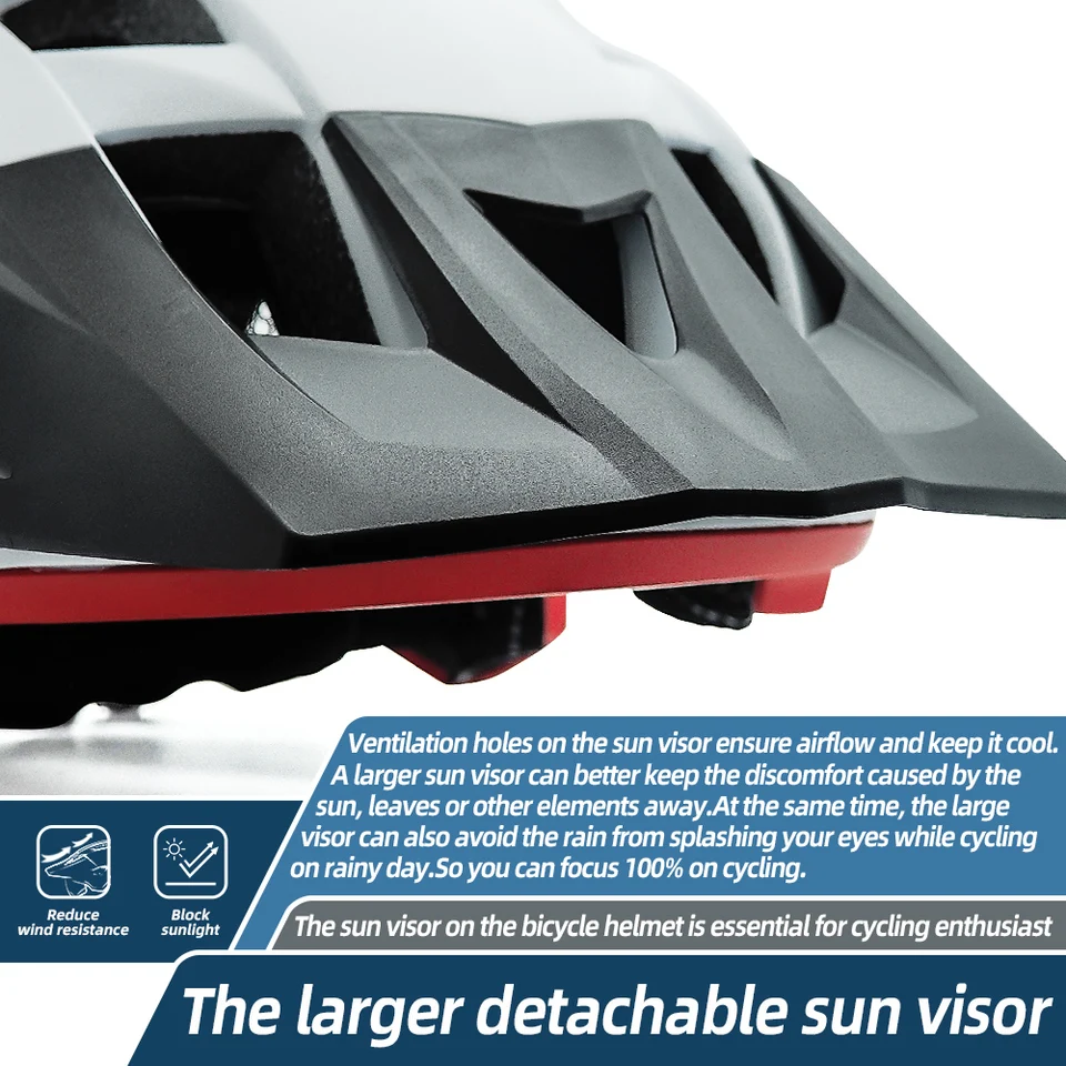 bell bicycle helmet sun visor Brim No adhesive Velcro required and leaves no sticky residue Bornfree Half Face Motorcycle Helmet