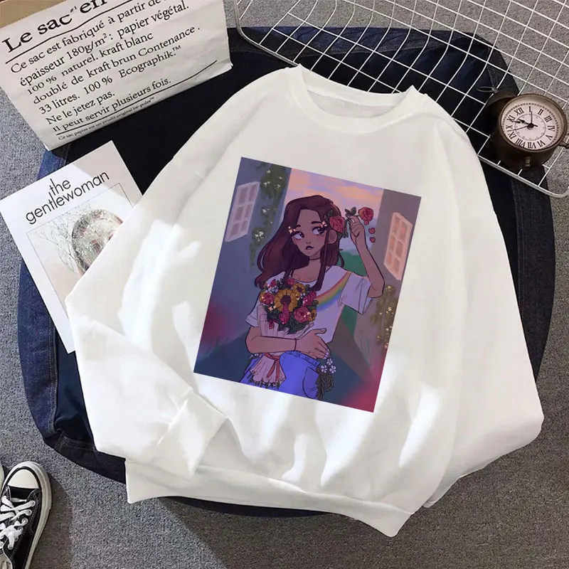 

Женская зимняя Толстовка в стиле «Харадзюку»