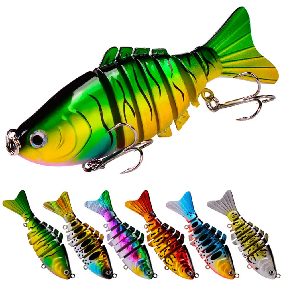 1Pcs Multi Sections Fishing Lure 10cm /15.6g Jointed Swimbait Crankbait Artificial Hard Bait Wobblers  Pesca Fishing Tackle