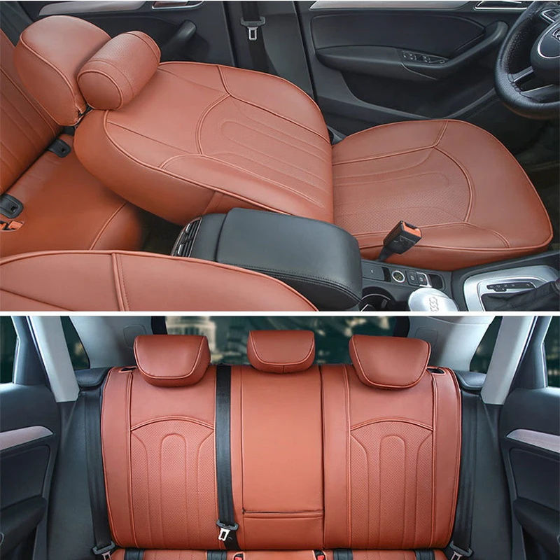 CARTAILOR PU leather car seat cover for Dodge Avenger 2008 2009 seat covers set custom fit seat cushion support cars accessories