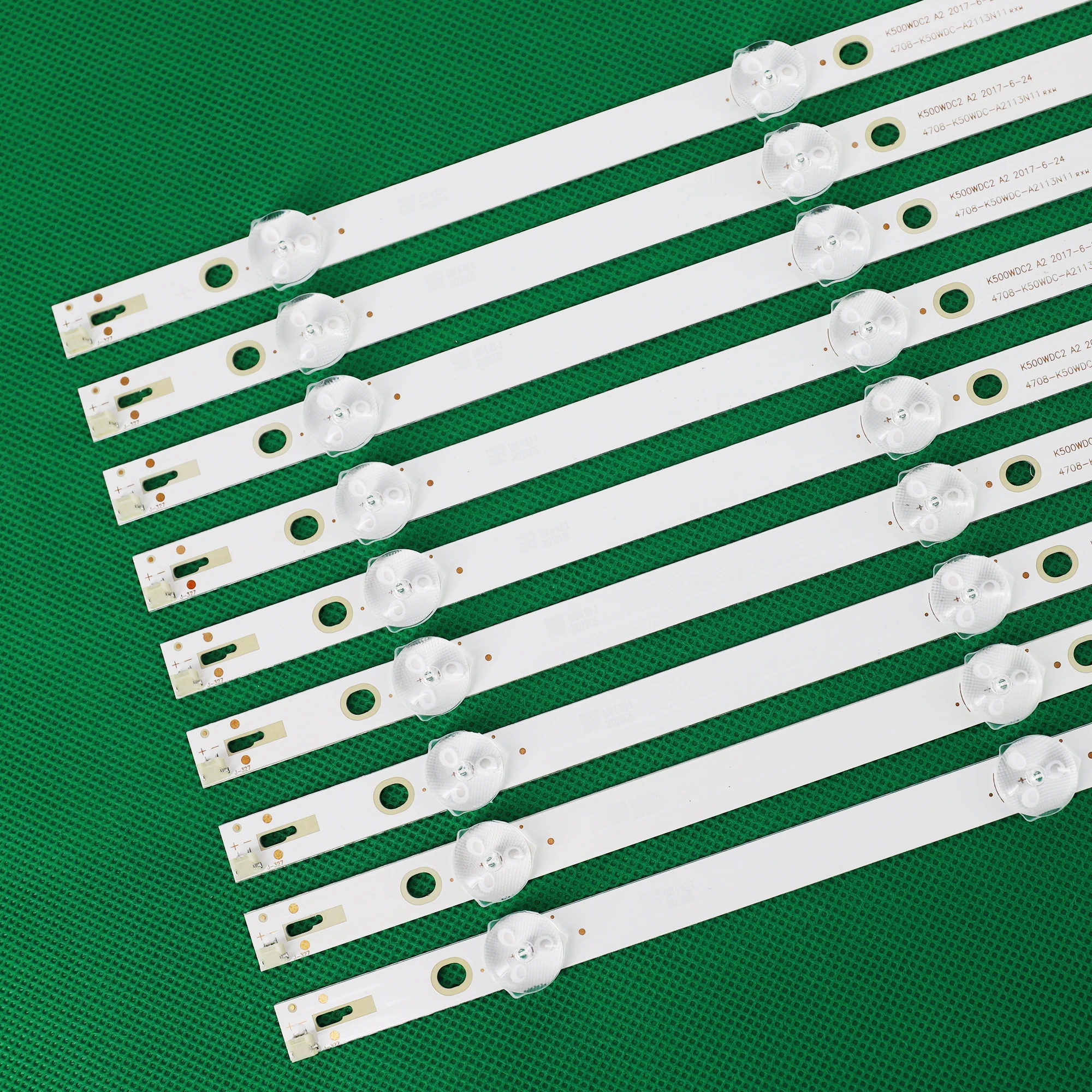 

New Kit 9 PCS 5LED(6V) 485mm LED Backlight Strip for 50USK1810T2 50PUT6023 K500WDC2 A2 4708-K50WDC-A2113N11