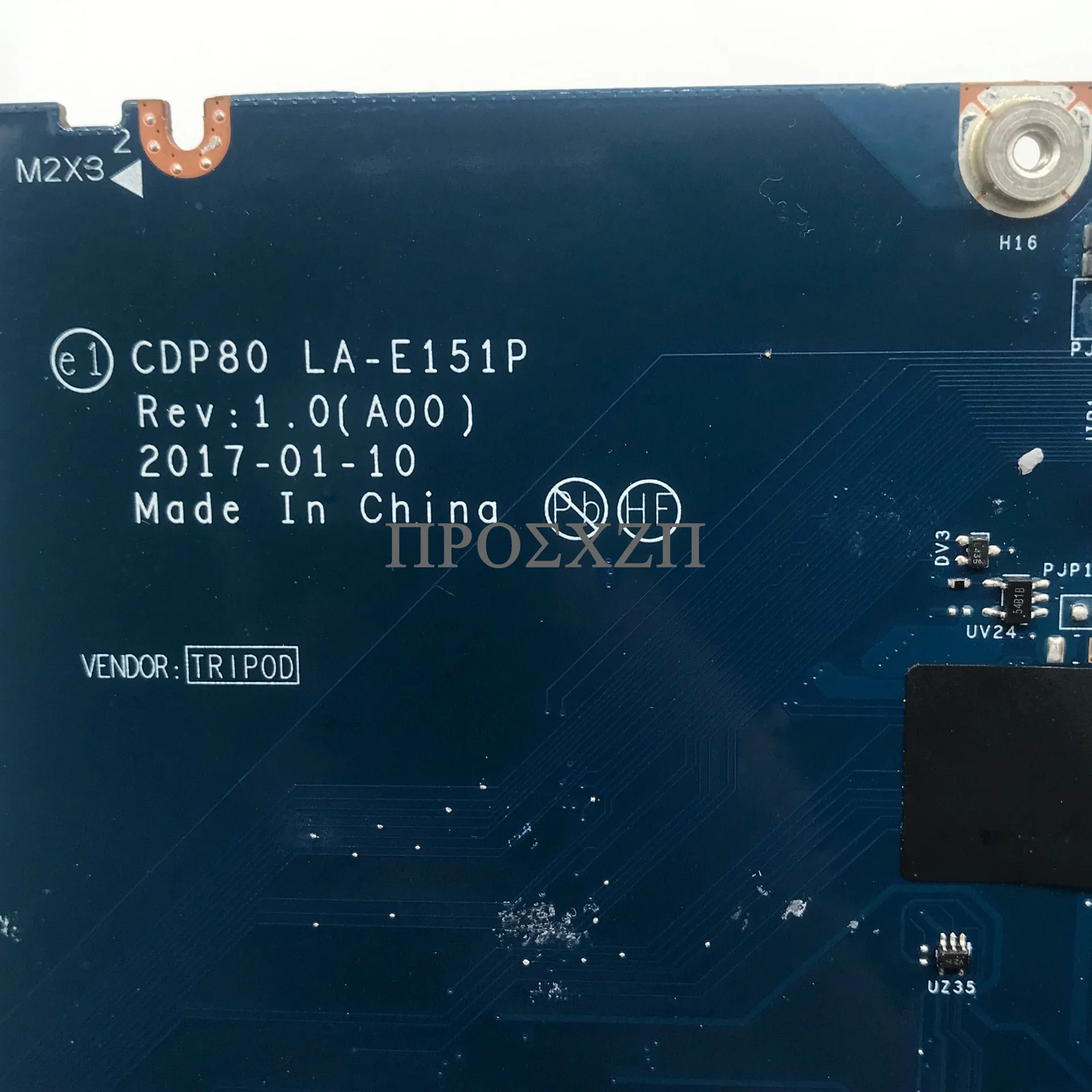 

CN-08T985 08T985 8T985 High Quality For 5580 Laptop Motherboard LA-E151P Mainboard With SR32R I5-7440HQ CPU 100% Working Well