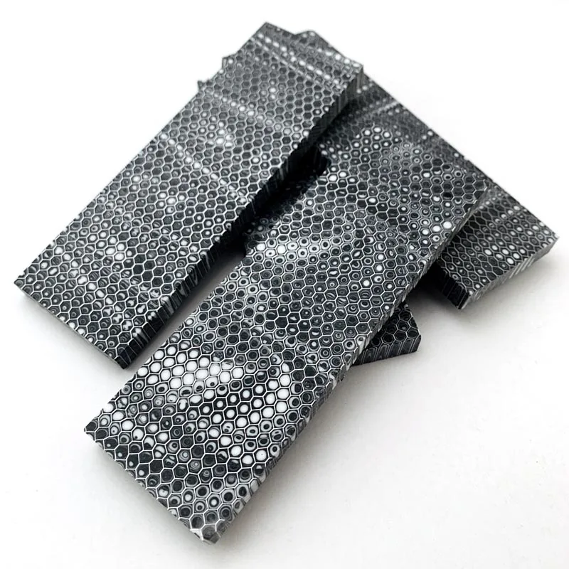 C-Tek For DIY Knife handle material plate Resin material Snake grain Honeycomb pattern EDC Knife Handle Material