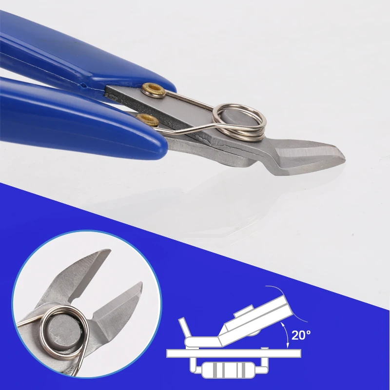 1 قطعة كماشة قطع الجانب قطري كماشة الكهربائية القصاصات كماشة سلك كابل قواطع متعددة المهام edc أدوات يدوية كماشة