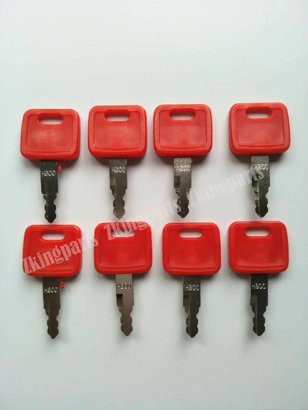 Fit for John Deere & Hitachi Excavator Case Dozer Ignition Keys H800 (lot of 8 )