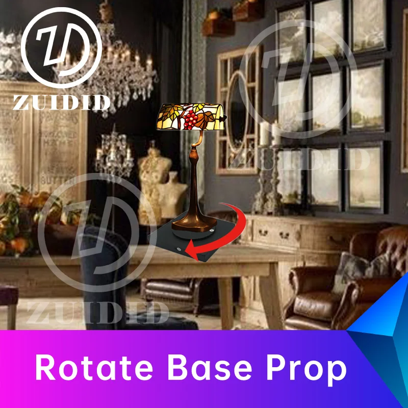 ZUIDID escape room props Rotate Base Prop Rotate the items on the base to the correct position to unlock real life escape game