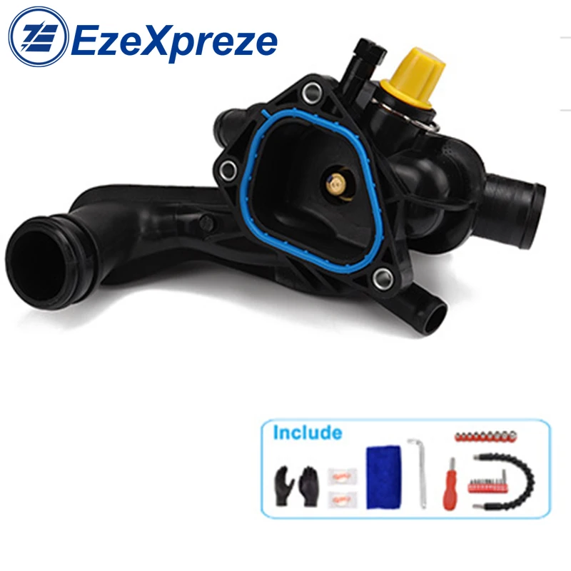 

New Thermostat Housing Assembly For MINI R56 R55 Peugeot 207 208 308 508 2008 3008 9810916980 11537534521 9808646980 V764558080