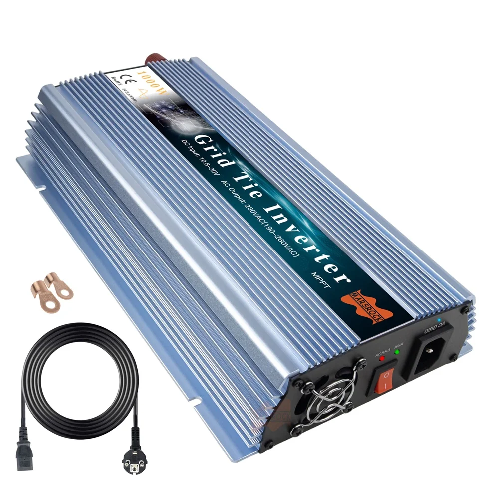 1000W Grid Tie Micro Inverter, Output 110V/230VAC Pure Sine Wave Inverter for 18V, 24V, 30V, 36V PV or Wind Power