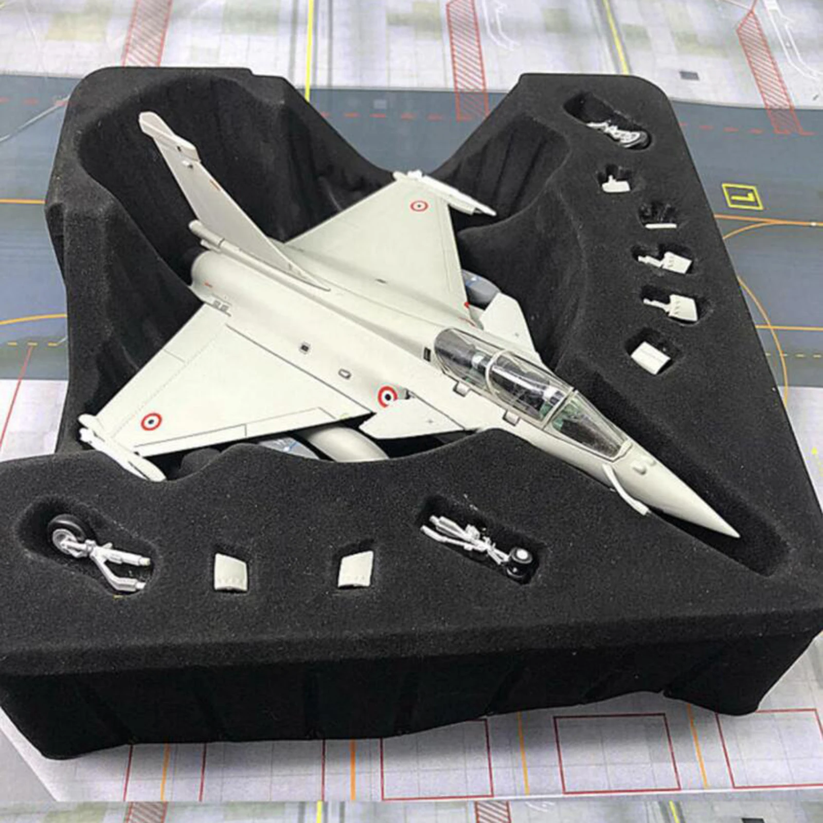 1/72 Rafale Plane Alloy Dispaly Stand Diecast Aircraft Model Commemorate Collection for Friends