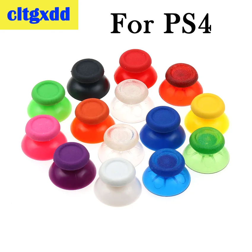 

cltgxdd 2pcs Analog Joystick thumb Stick grip Cap for Sony PlayStation Dualshock 4 PS4 joypad Controller Thumbsticks Rocker cap