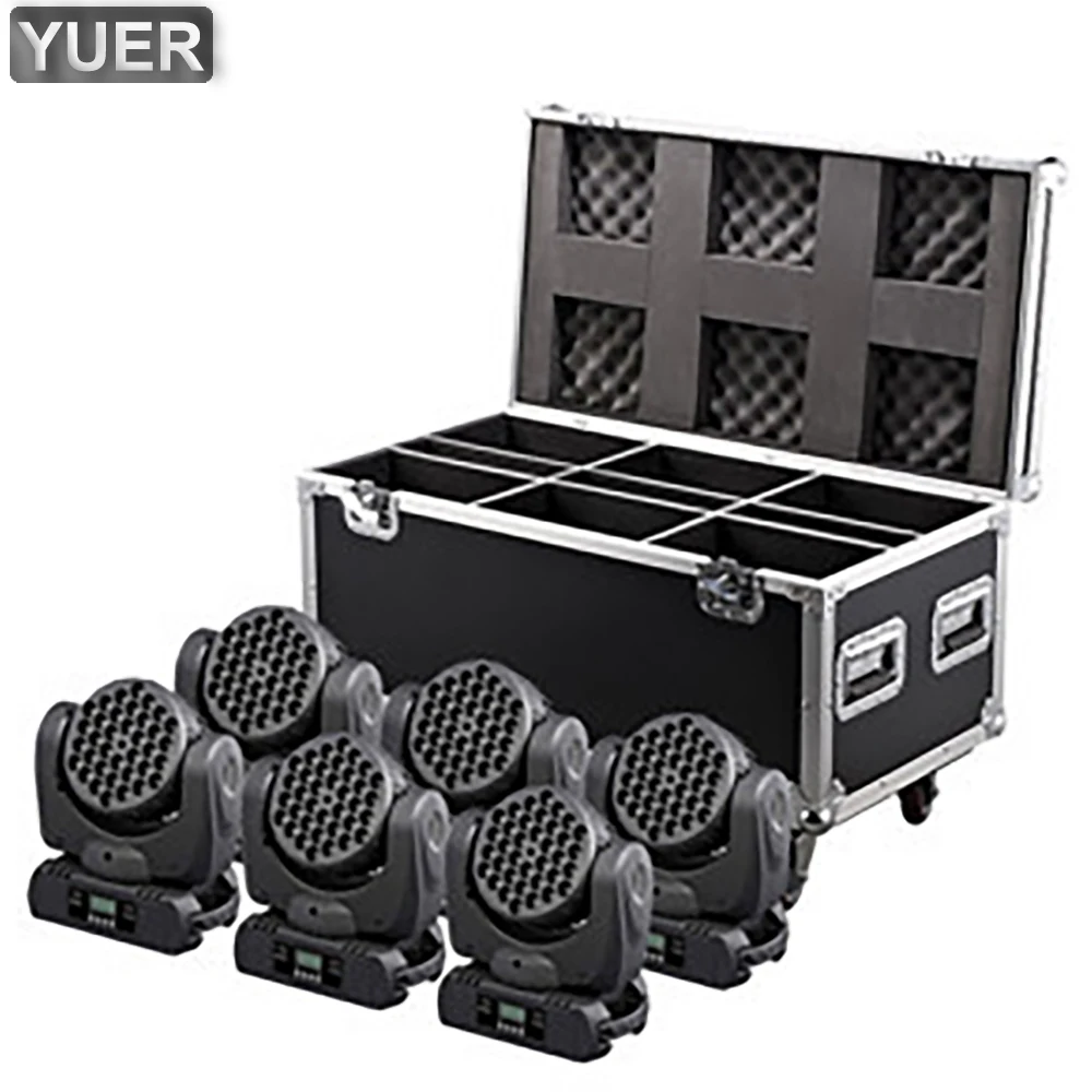 4Pcs/Lot LED 36x3W RGBW Beam Wash Bees eyes Moving Head Light DMX 512 DJ Sound Par Disco Party Stage Effect Lighting