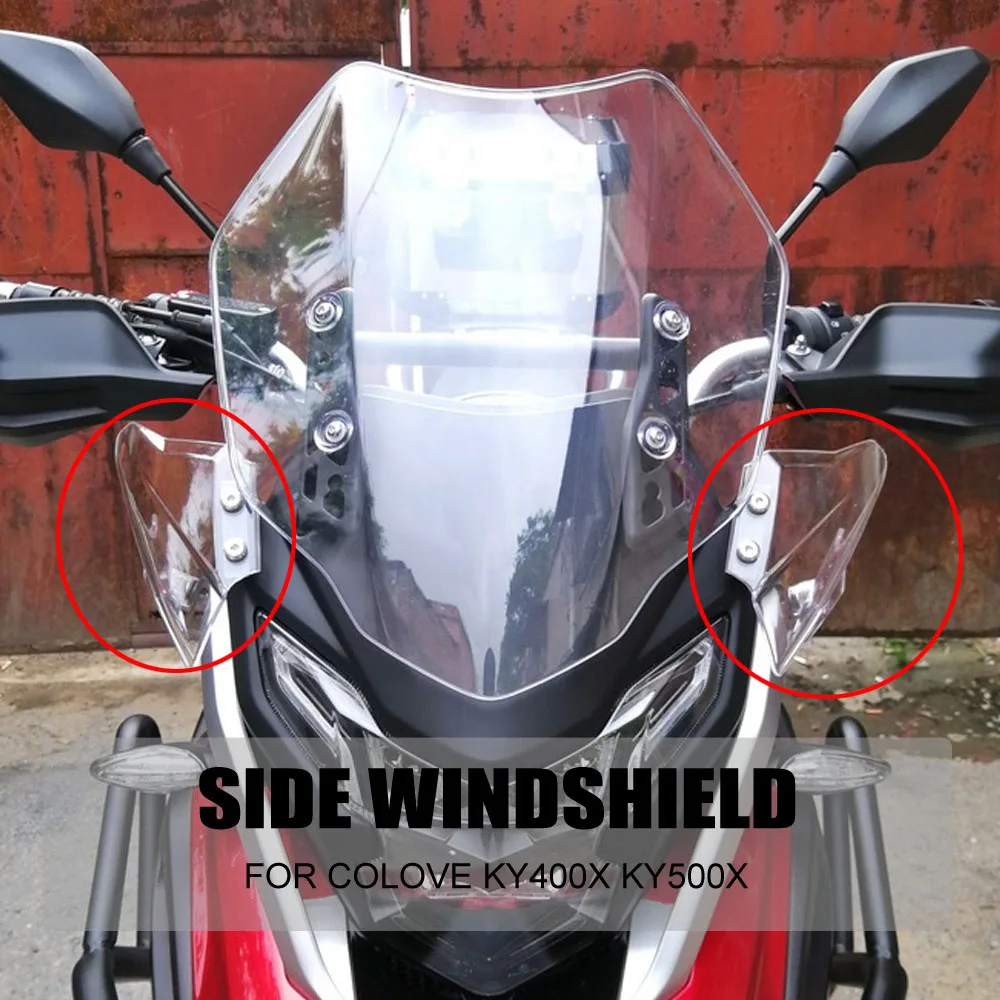 

Motorcycle Windshield Windscreen Excelle 500X Plate Side Panels Front Wind Deflector For Montana XR5 XR 5