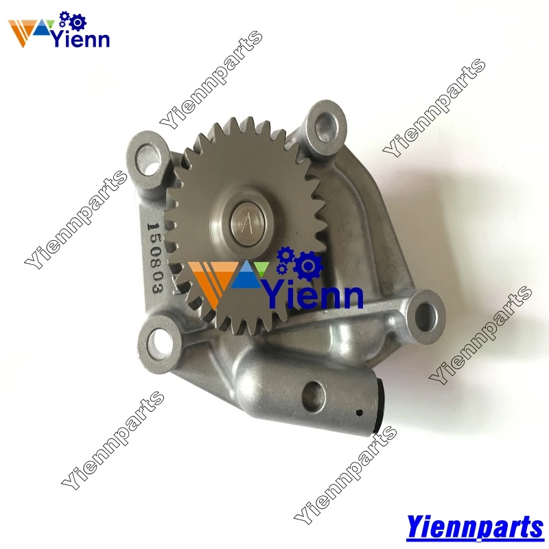 For Yanmar 4TNV106 4TNE106 S4D106 Oil Pump 123900-32001 For KOMATSU WB93R-2 WB140 WB150 Backhoe Loader S4D106 Engine Parts