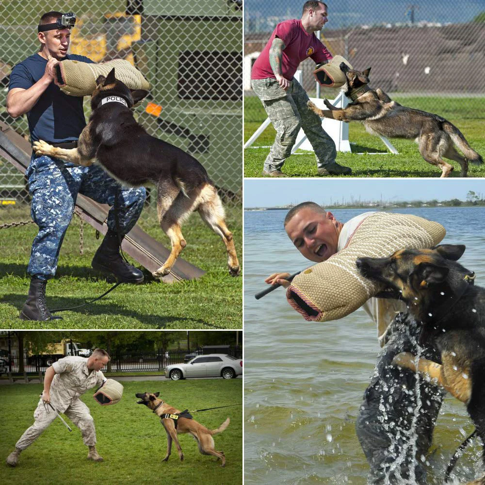 Dog Training Arm Sleeve Professional Dog Training Set Whip Agitation Stick for Large Big Dogs Training Safe Protection Sleeve