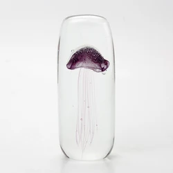 Creative glass jellyfish glass crafts Nordic minimalist crystal ball luminous texture home furnishings