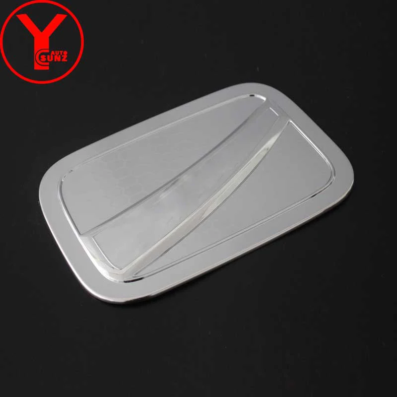 Chrome Car Fuel Tank Cover For Toyota Yaris 2018 2019 Sedan ABS Car Auto Exterior Parts Plate Tank Cap Accessories YCSUNZ