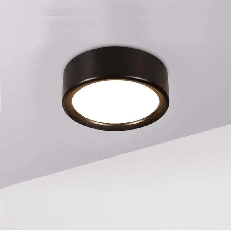 표면 장착 LED 다운라이트 천장 램프, 초박형 LED 스포트라이트, 천장 고정 조명, 5W, 7W, 9W, 12W, 15W, 20W, 220V
