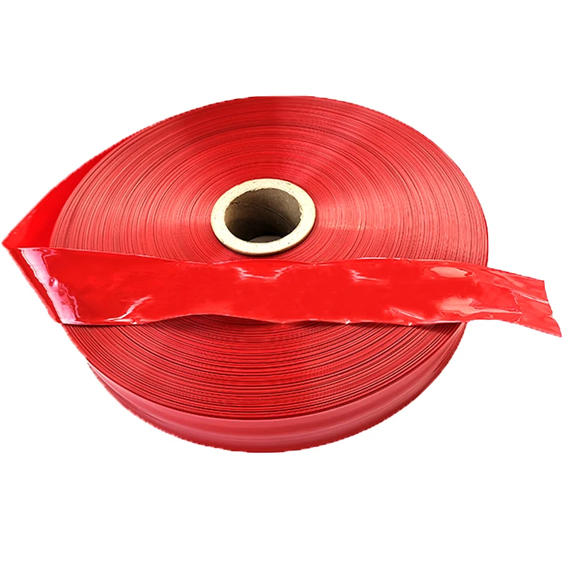 5 Meters Food Grade Red Plastic Sausage Casings for Sausage Salami Width 48-50mm Shell for Sausage Maker Hot Dog Plastic Casing