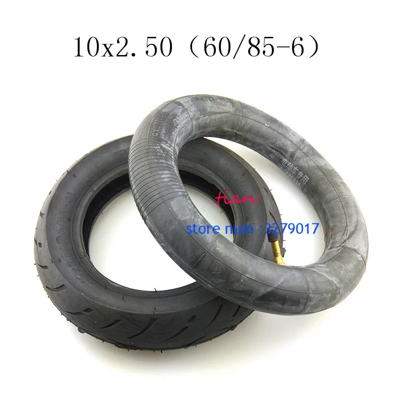 Thickening, abrasion resistance super quality 10x2.50(60/85-60) tire inner tube 10x2.50 tyre for Electric Scooter all 10x2.50