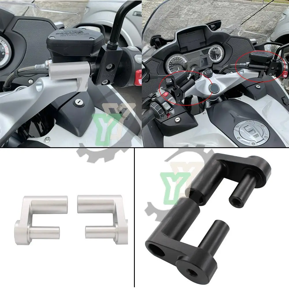 2PCS For BMW R1200RT R1250 RT R1200 R1250 R1250RT Motorcycle Adjustable Back Move Handlebar Risers Kit 1.625