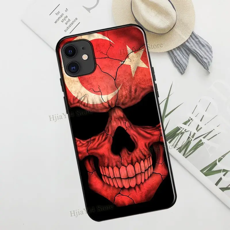 Turkey Turkish Flag TPU Case For iPhone 13 11 14 12 Pro Max mini XR X XS Max 6S 7 8 Plus SE 2020 Cover Funda