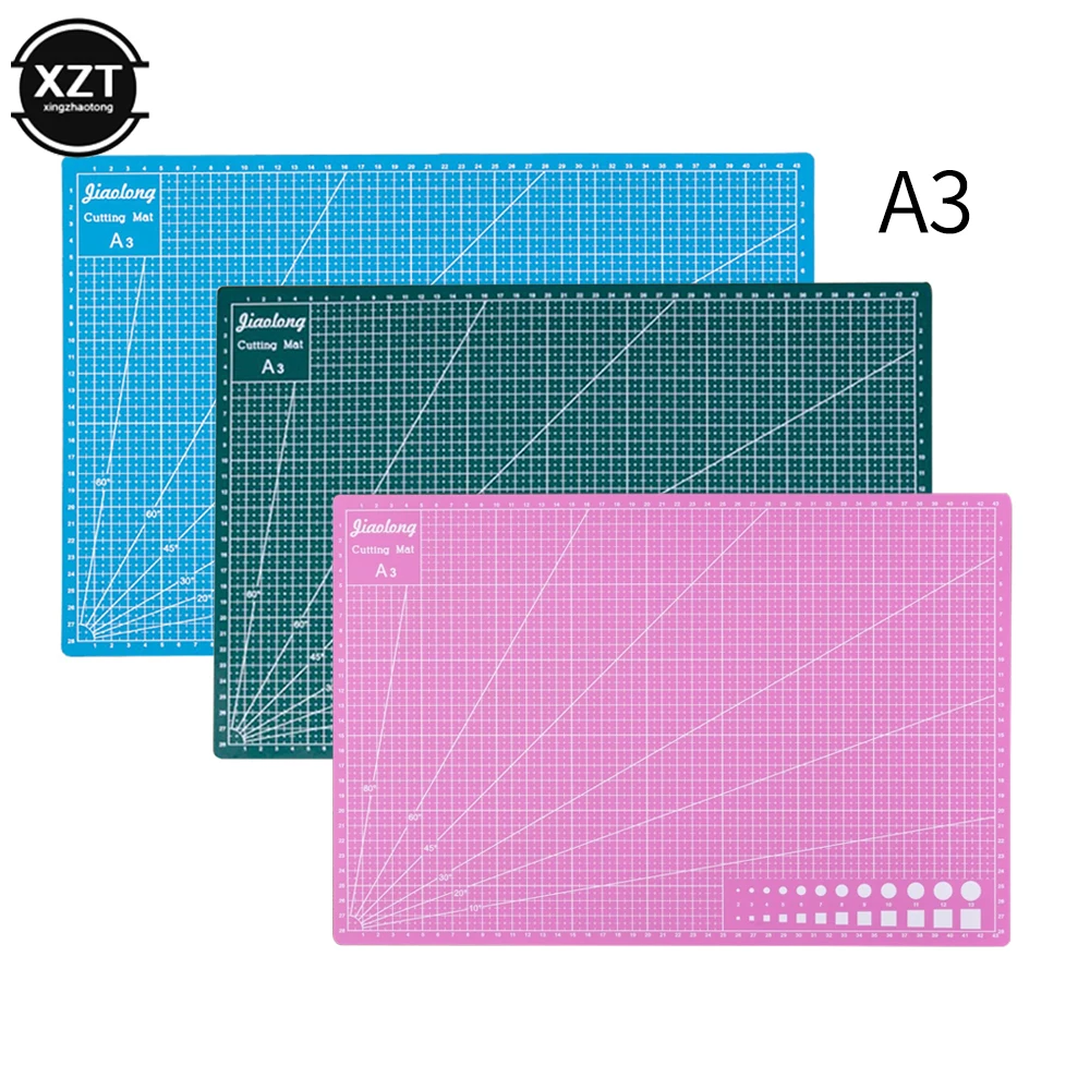 Polymères de découpe auto-cicatrisants double face, lignes de grille A3, A4, A5, carte artisanale, tissu, cuir, planche à découper en papier, tampon, patchwork, bricolage, 1 pièce