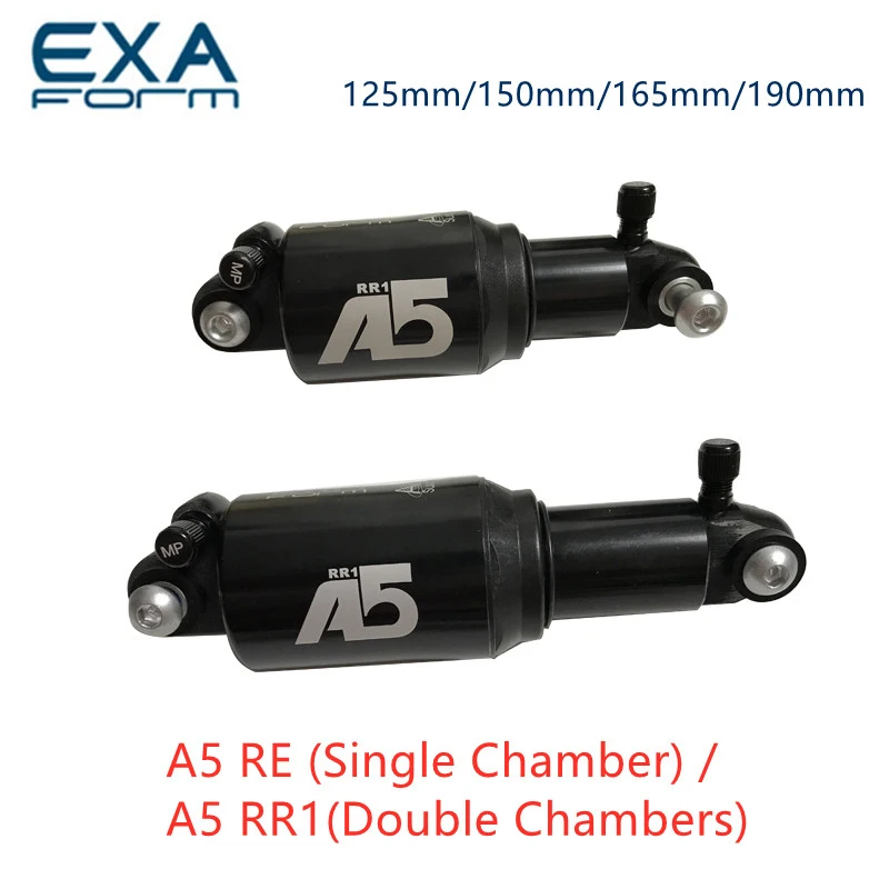 

KS A5-RR1 Dual / Solo Air Rear Shock A5 RE double single air chamber pressure mountain rear shock absorber 125 150 165mm