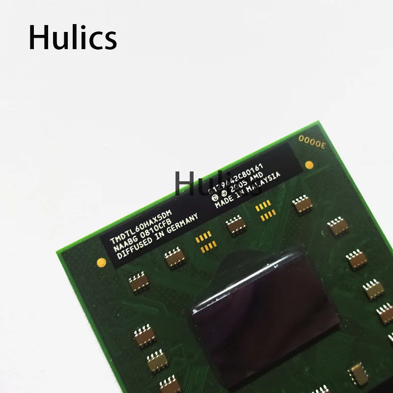 Imagem -02 - Huics Usou Amd Turion 64 x2 Tecnologia Móvel Tl60 tl 60 Tl60 2.0 Ghz Processador Cpu Duplo-núcleo Tmdtl60hax5dm