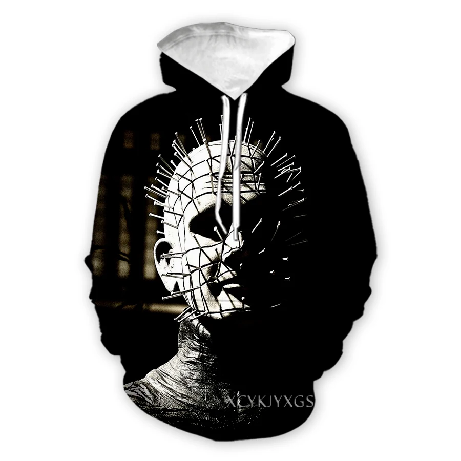 xinchenyuan New Men/Women Hellraiser Pinhead 3D Printed Clothing Long Sleeve Fashion Sweatshirt Hoodies Sport Long Pants Z62