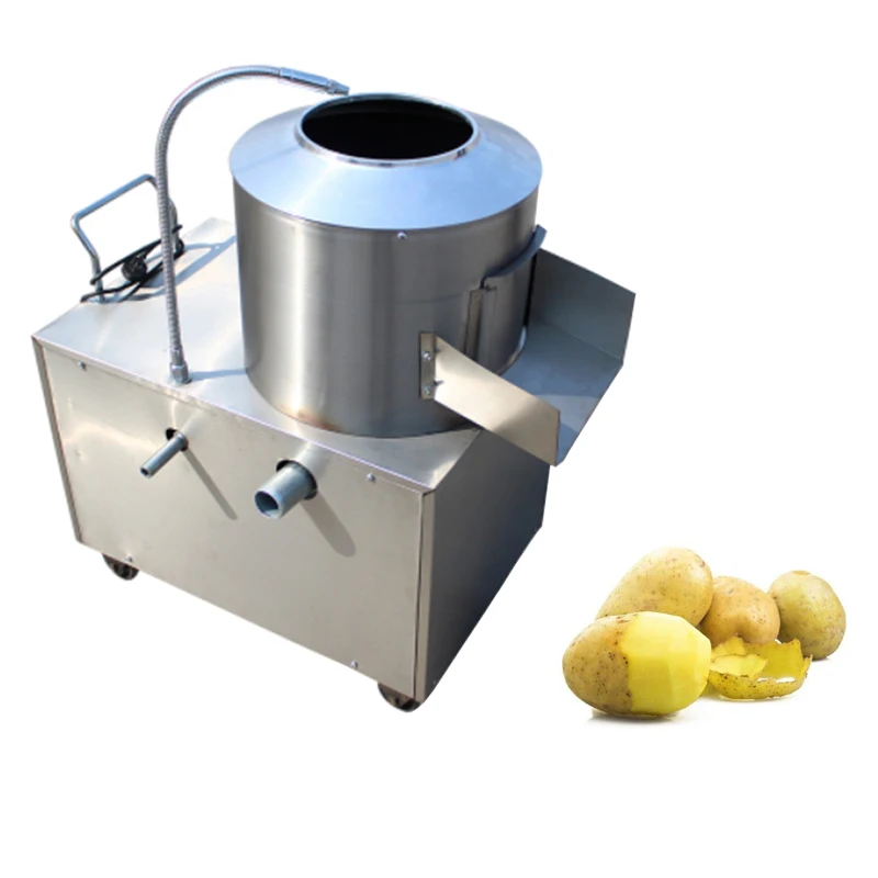 Industrial Commercial Electric Automatic Small Sweet Potato Peeler Cleaning Washing And Peeling Machine