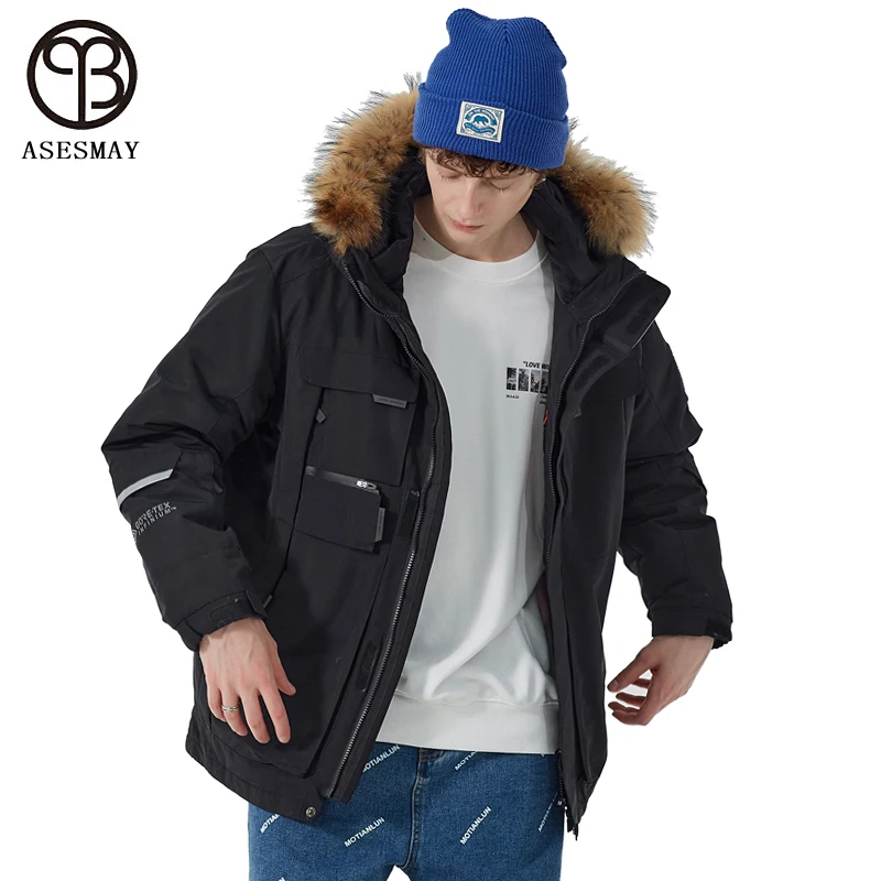 2021 Brand Winter Men Long Down Jacket Hooded High Quality Loose Wellensteyn Coat Man Thick Warm Parka Male Snow Coat