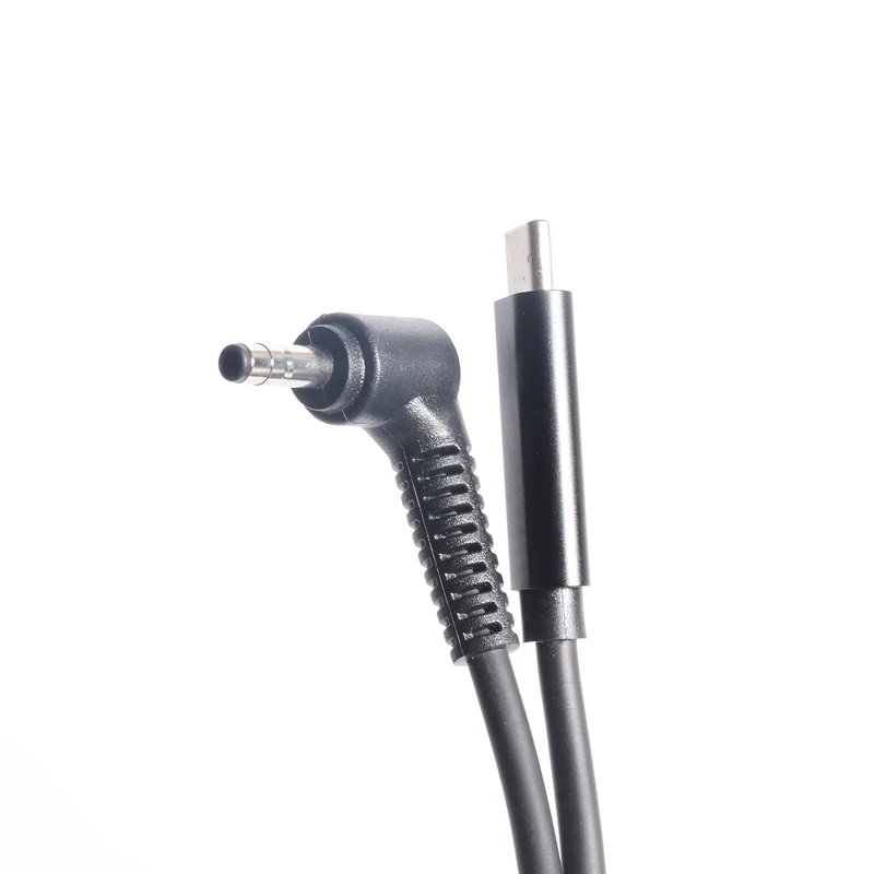 (4.0x1.7mm) USB 유형 C PD 노트북 충전 케이블 코드 Dc 전원 어댑터 변환기, DC 4.0*1.7mm 남성 90 도 직각