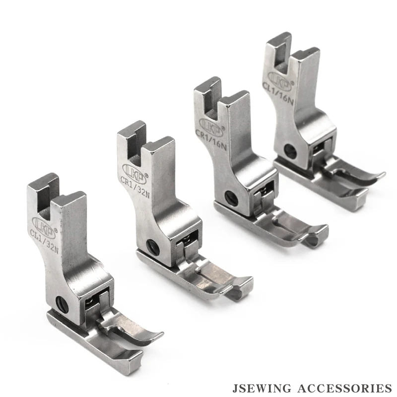 CR1/16N CR1/32N CL1/16N CL1/32N CR1/8 CR1/4 Fit Lockstitch Sewing Machine Right Left Compensating Presser Foot Made By Steel