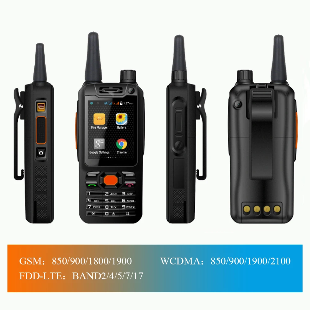 Imagem -02 - Uniwa-two Way Android Walkie Talkie F25 Touch Screen 2.4 4g ue Versão dos Eua Poc Zello Intercom Global Talking Hot Sale