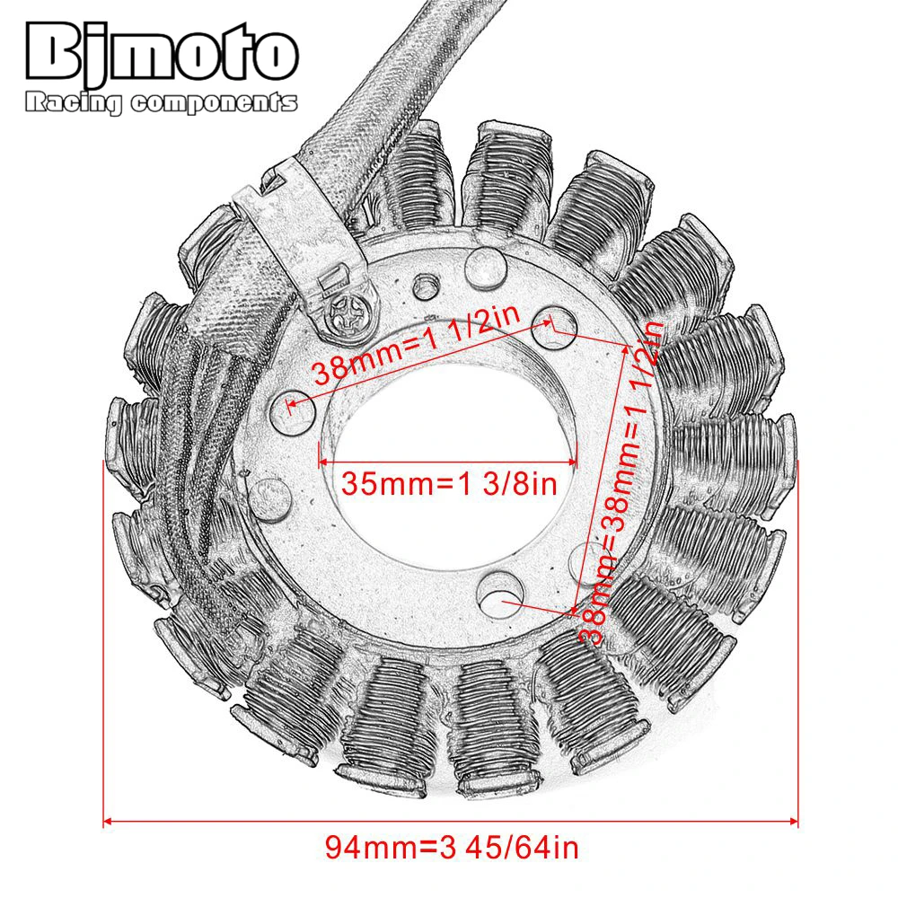 Stator Coil For Honda CB400 CB 400 VTEC NC39 1999-2006